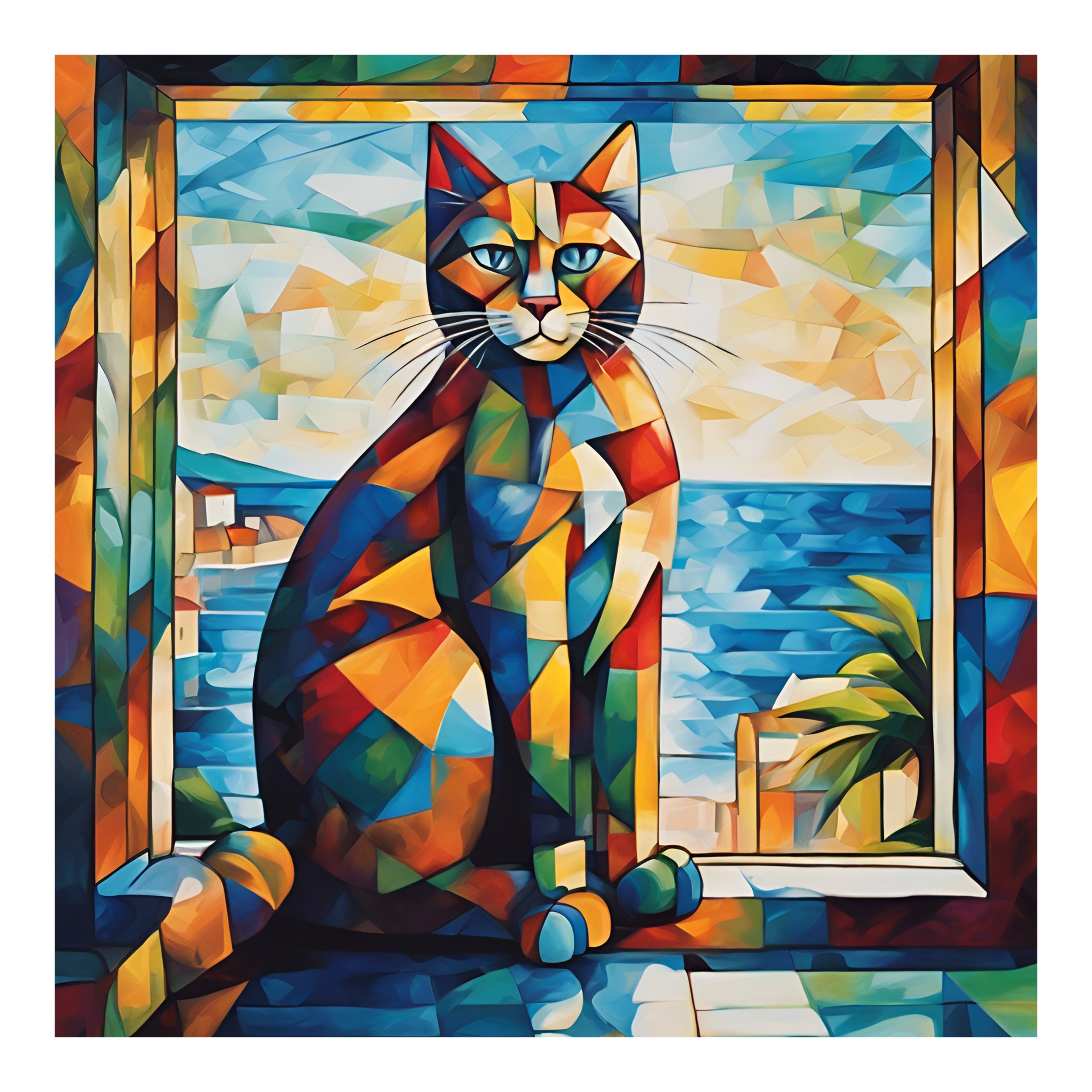 Cubist Cat